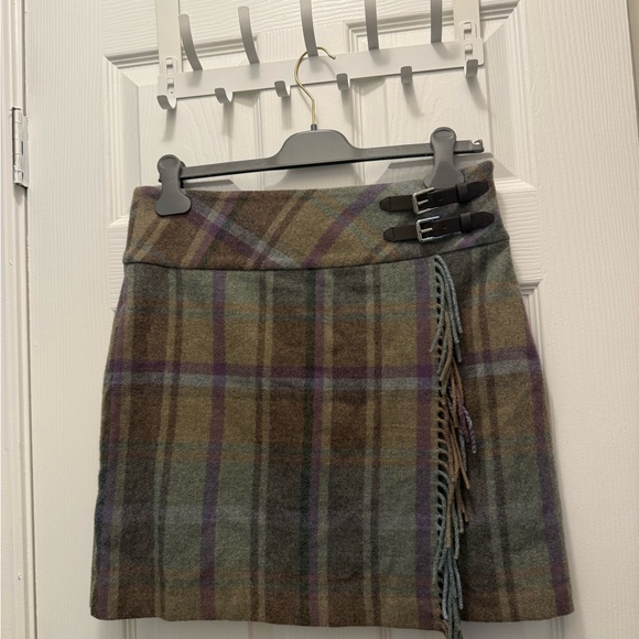 Lauren Ralph Lauren Dresses & Skirts - Lauren Ralph Lauren Plaid Mini Skirt in Olive, Purple, Brown